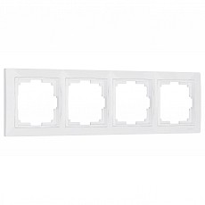 Рамка на 4 поста werkel snabb basic (белый) w0042001
