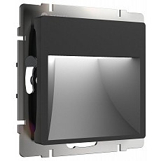 Заглушка для поста с подсветкой, без рамки werkel черный w1154108