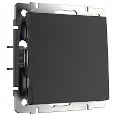 Кнопка звонка без рамки werkel черный матовый w1114508
