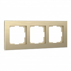 Рамка на 3 поста werkel aluminium (...