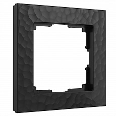 Рамка на 1 пост werkel hammer черный w0012408
