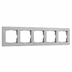 Рамка на 5 постов werkel hammer серебряный w0052406