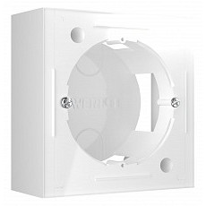 Короб накладной для розетки werkel белый w8000001
