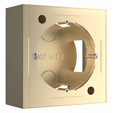 Короб накладной для розетки werkel шампань w8000011