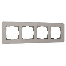 Рамка на 4 поста werkel elite (дымч...