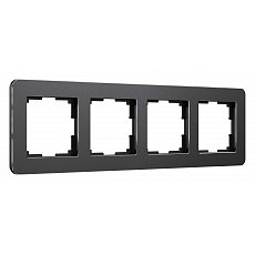 Рамка на 4 поста werkel platinum (ч...