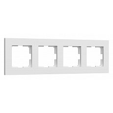 Рамка на 4 поста werkel slab (белый...