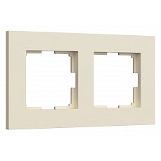 Рамка на 2 поста werkel slab (айвори софт) w0022962