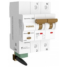 Автоматический выключатель 2p с wi-fi werkel  w1002p6301