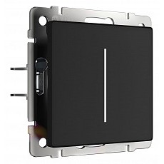 Диммер сенсорный с подсветкой и функцией wi-fi, без рамки werkel черный w3443108
