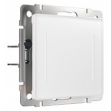 Выключатель сенсорый двухклавишный с подсветкой и функцией wi-fi, без рамки werkel белый w4523001
