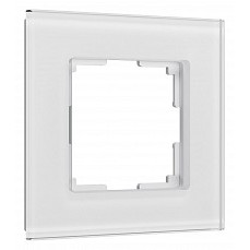Рамка на 1 пост werkel senso (белый, стекло soft-touch) w0013101