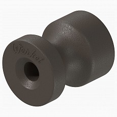 Изолятор керамический werkel vintage (мокко матовый) w6433414