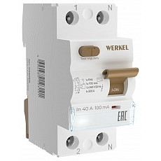 Устройство защитного отключения 1p werkel  w812p404