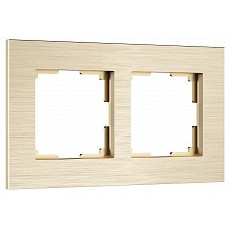 Рамка на 2 поста werkel alumax шамп...