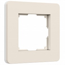 Рамка на 1 пост werkel split (айвори-белый, soft-touch) w0013066