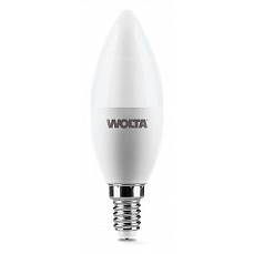 Лампа светодиодная wolta  e14 12Вт 3000k 25yc12e14