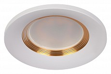 Встраиваемый светильник Эра kl107 wh-gd Б0061095